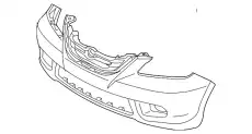 Бампер 04711SHJA91ZZ HONDA