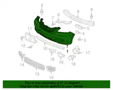 Бампер 04711SHJA91ZZ HONDA