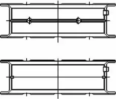 вкладыши HL к-кт ! \ MB LPO 3.8 D/TD OM314 65> std (5) AEM92338 STD AE