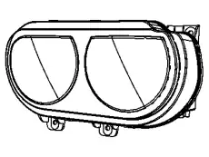 Фара DODGE 5028777AA