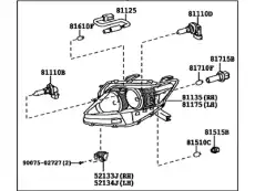 Фара TOYOTA / LEXUS 811100E150