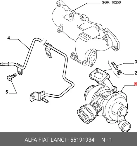 деталь 55191934 FIAT