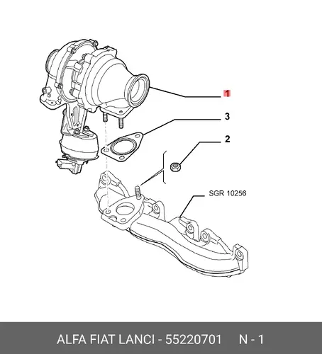деталь 55220701 FIAT