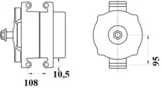 Генератор MG 148 Z1660 14V 270A MAHLE
