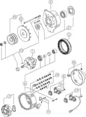 Генератор MG 148 Z1660 14V 270A MAHLE