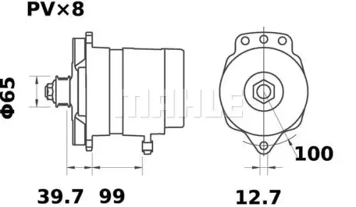 Генератор MAHLE MG 68