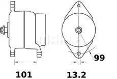 Генератор MAHLE MG 9
