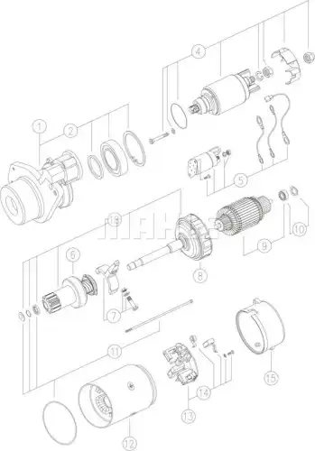 Стартер MAHLE MS 1