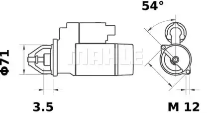 Стартер MAHLE MS 143