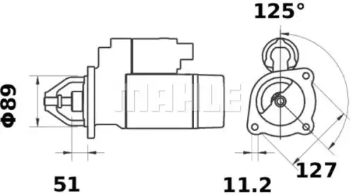 Стартер MAHLE MS 199