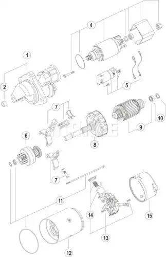 Стартер MAHLE MS 20