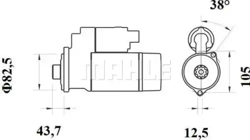 Стартер MAHLE MS 432