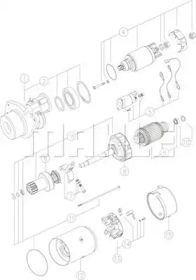 Стартер MAHLE MS 447