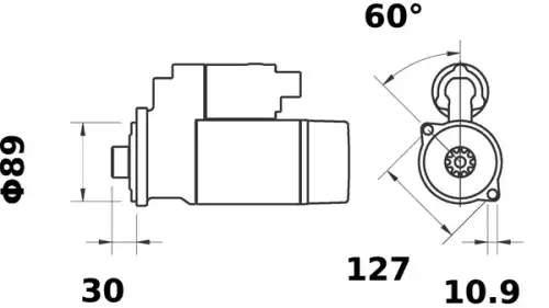 Стартер MAHLE MS 653