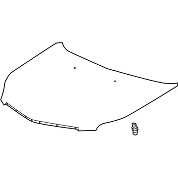 Капот / Cadillac SRX 10 20857909