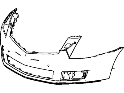 Бампер передний / Cadillac SRX 10 22762886 GM