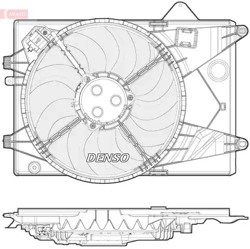 Вентилятор радиатора DER15001 DENSO