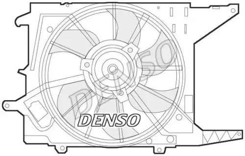 Вентилятор радиатора DER37003 DENSO