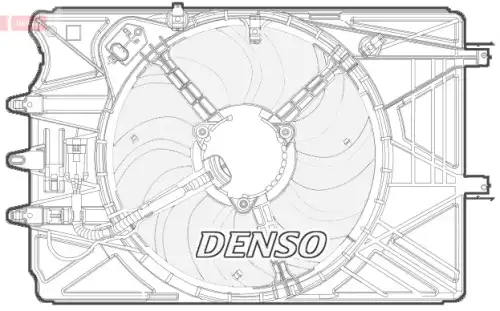 Вентилятор радиатора DER09070 DENSO