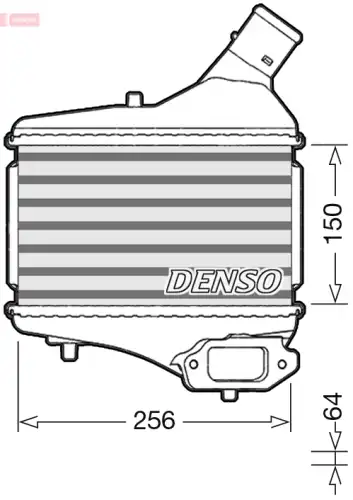 Интеркулер DENSO DIT40010