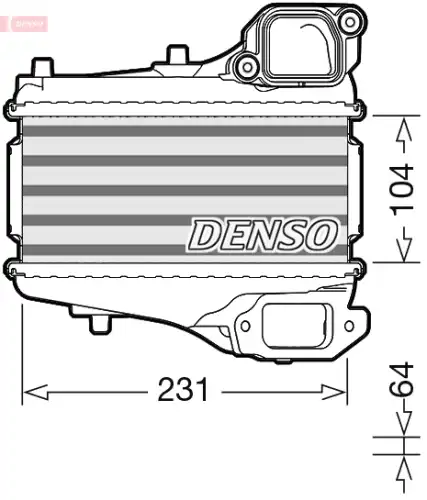 Интеркулер DENSO DIT40001
