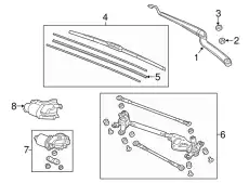 Щетка стеклоочистителя 76620TX6A01 HONDA