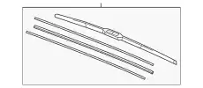 Щетка стеклоочистителя 76630TX6A01 HONDA