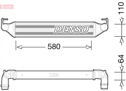 Интеркулер DENSO DIT06001