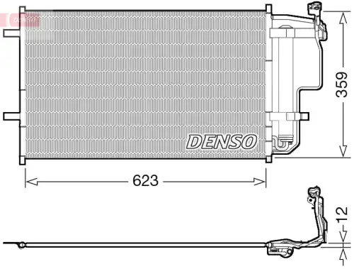 Конденсор DCN44011 DENSO