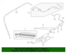 Щетка стеклоочистителя D352-67-332 MAZDA
