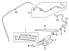 Щетка стеклоочистителя D352-67-332 MAZDA