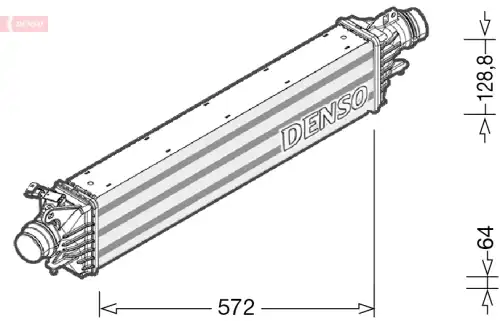 Интеркулер DENSO DIT20006
