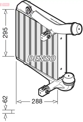 Интеркулер DENSO DIT28013