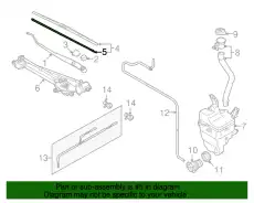 Щетка стеклоочистителя 38346-57L10 SUZUKI