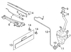 Щетка стеклоочистителя 38346-57L10 SUZUKI