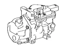 Компрессор кодиционера 88370-52012 TOYOTA / LEXUS