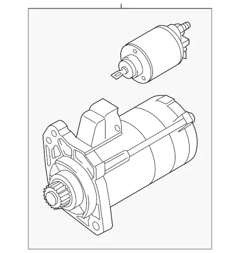 Стартер VAG 059911021KX