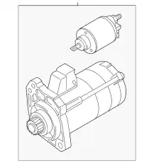 Стартер VAG 06H911024BX
