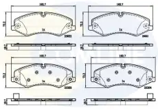Тормозные колодки дисковые COMLINE CBP02210