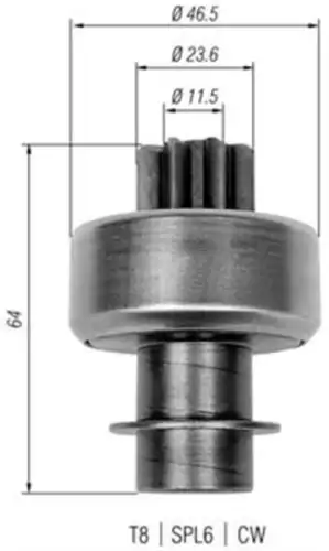 ZN0999 Бендикс 940113020336 MAGNETI MARELLI