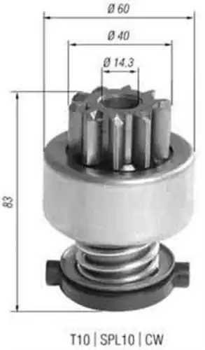 940113020393 Бендикс RENAULT MAGNETI MARELLI