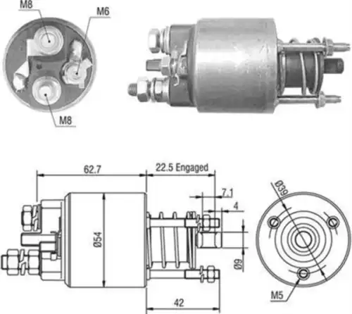 940113050470 РЕЛЕ ВТЯГИВАЮЩЕЕ MAGNETI MARELLI