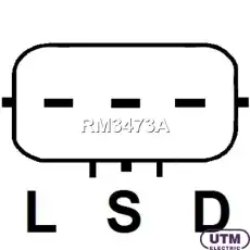 Регулятор генератора RM3473A UTM