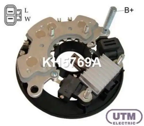 РЕГУЛЯТОР+ДИОДНЫЙ МОСТ ГЕНЕРАТОРА KH5769A UTM