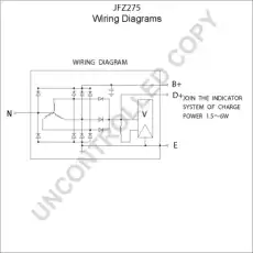 Генератор PRESTOLITE ELECTRI JFZ275