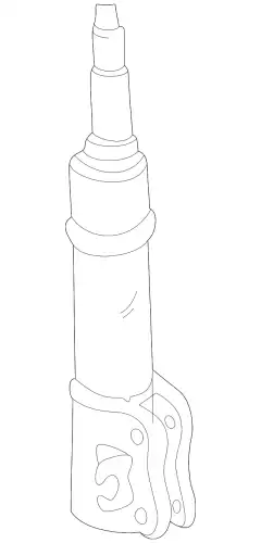 STRUT ASSY,FRONT SUSPENSION,L 4160265D10 SUZUKI
