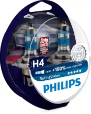 Автолампа P43t PHILIPS 12342RVS2 H4 12