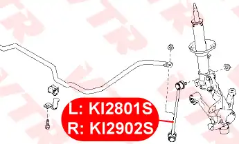 Тяга стабилизатора VTR KI2801S