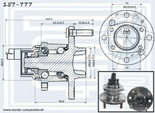 Ступица STARKE 157777