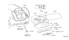 АМОРТИЗАТОР БАГАЖНИК 904505DA0A NISSAN